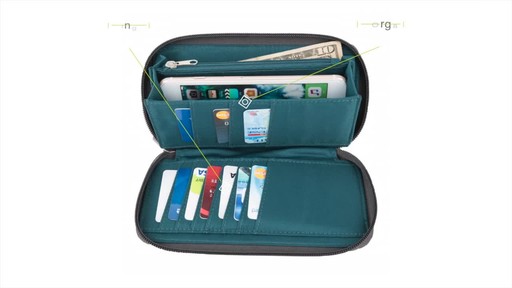 Travelon Anti-Theft Crossbody and RFID Clutch Wallet Set- Exclusive - image 8 from the video