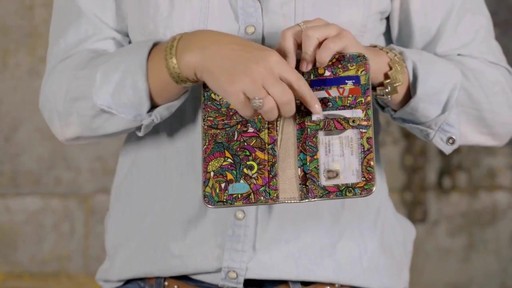 Sakroots Artist Circle Slim Wallet - image 6 from the video