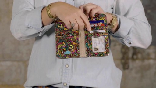 Sakroots Artist Circle Slim Wallet - image 7 from the video