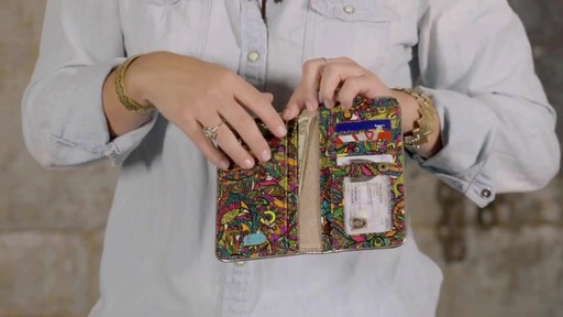 Sakroots Artist Circle Slim Wallet - image 8 from the video