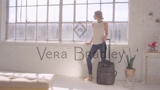 Vera Bradley Small Foldable Roller Luggage - image 10 from the video
