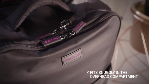 Vera Bradley Small Foldable Roller Luggage - image 3 from the video