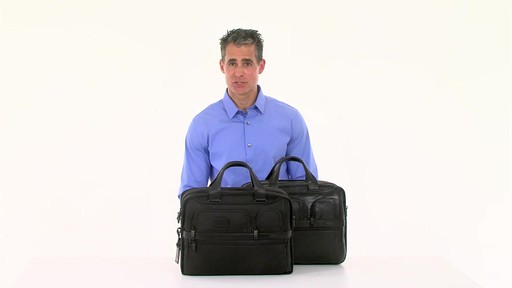 Tumi Alpha 2 Expandable Organizer Laptop Brief - eBags.com - image 10 from the video