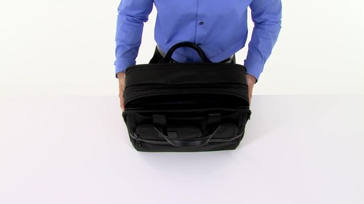 Tumi Alpha 2 Expandable Organizer Laptop Brief - eBags.com - image 3 from the video