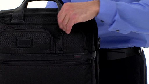 Tumi Alpha 2 Expandable Organizer Laptop Brief - eBags.com - image 6 from the video