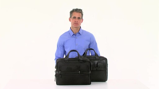 Tumi Alpha 2 Expandable Organizer Laptop Brief - eBags.com - image 8 from the video