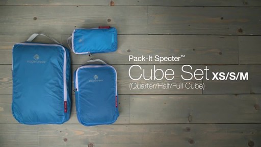 Eagle Creek Pack-It Specter 3-Piece Cube Set - image 10 from the video