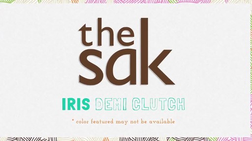 The Sak Iris Demi Clutch Handbag - image 1 from the video