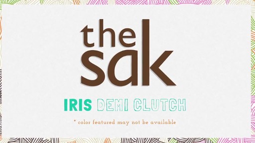 The Sak Iris Demi Clutch Handbag - image 10 from the video