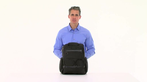 Tumi Alpha 2 Compact Laptop Brief Pack & Reg. - eBags.com - image 1 from the video