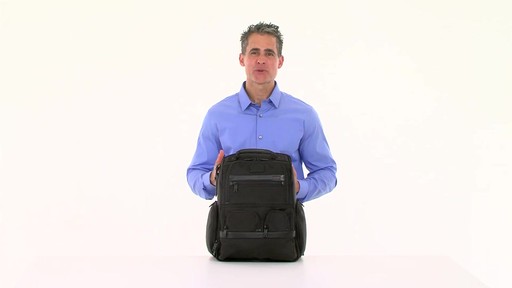 Tumi Alpha 2 Compact Laptop Brief Pack & Reg. - eBags.com - image 2 from the video