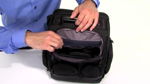 Tumi Alpha 2 Compact Laptop Brief Pack & Reg. - eBags.com - image 5 from the video