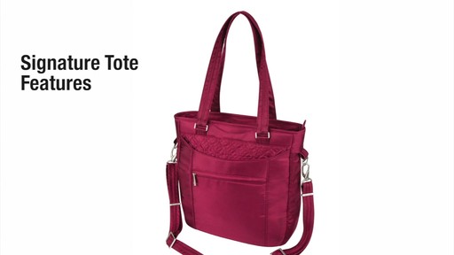 Travelon Anti-Theft Signature Tote - eBags.com - image 2 from the video