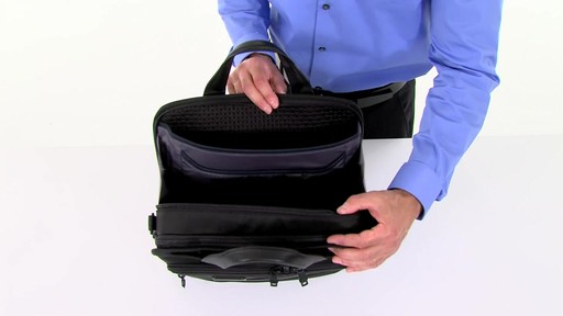 Tumi Alpha 2 Small Screen Expandable Laptop Brief - image 2 from the video
