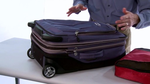 More space. eBags TLS Expandable 22 - image 5 from the video