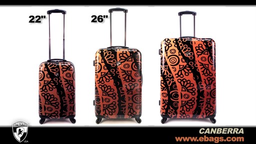 Heys USA Canberra 3 Piece Hardside Spinner Luggage Set  - image 8 from the video