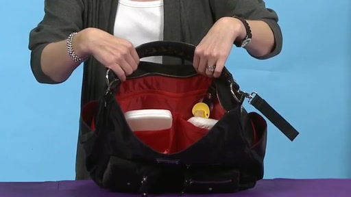 Amy MIchelle Lotus Diaper Bag - image 5 from the video