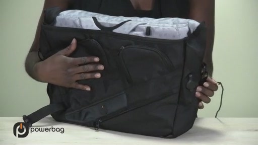 Powerbag by ful 3000 mAH Laptop Messenger Bag - image 6 from the video