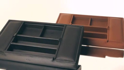 Royce Leather - Men's Leather Valet Tray - image 2 from the video