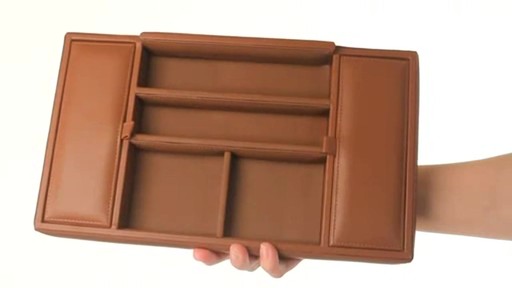 Royce Leather - Men's Leather Valet Tray - image 8 from the video
