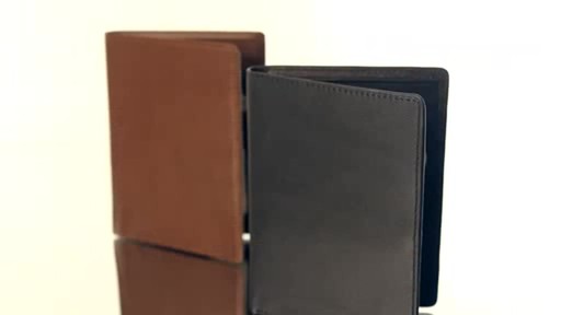 Royce Leather RFID Blocking Passport Currency Wallet  - image 10 from the video
