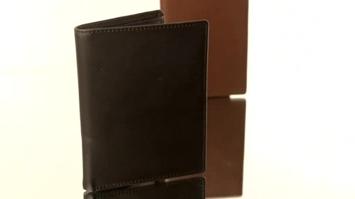 Royce Leather RFID Blocking Passport Currency Wallet  - image 6 from the video