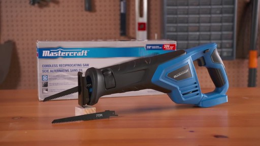 Mastercraft 20V Max Reciprocal Saw - image 10 from the video