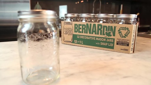 Bernardin Decorative Mason Jar 1 L Wide Mouth - image 3 from the video