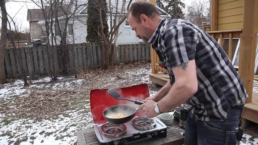 Coleman FyreSergeant 2-Burner Grill Stove - Ron's Testimonial - image 6 from the video