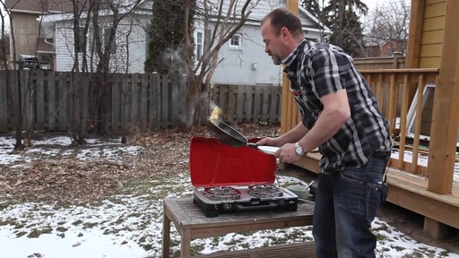 Coleman FyreSergeant 2-Burner Grill Stove - Ron's Testimonial - image 8 from the video