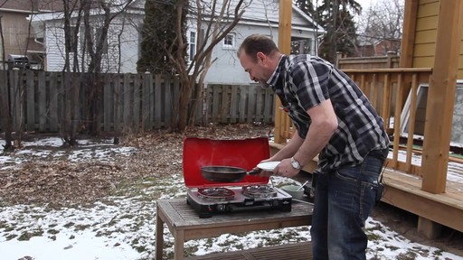 Coleman FyreSergeant 2-Burner Grill Stove - Ron's Testimonial - image 9 from the video
