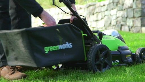  GreenWorks 40V Brushless Lawnmower - image 6 from the video