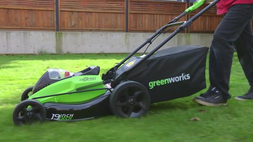  GreenWorks 40V Brushless Lawnmower - image 8 from the video