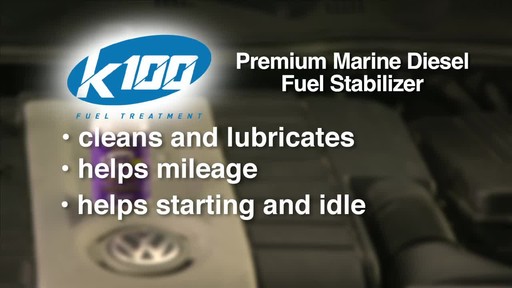 K100 Marine Diesel Fuel Stabilizer - image 6 from the video