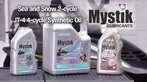 Mystik Sea and Snow 2-cycle & JT-4 4-cycle oils  - image 10 from the video