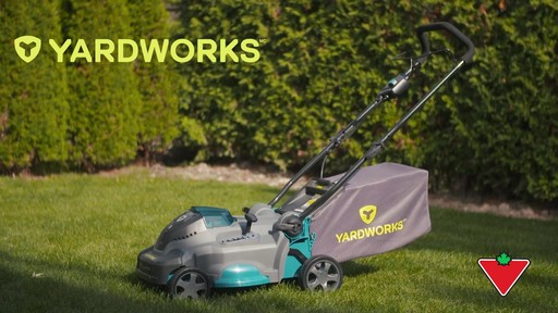 Yardworks 40V Lithium Continuous Runtime Brushless Lawn Mower 17-in - image 1 from the video