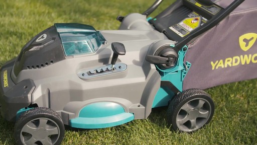 Yardworks 40V Lithium Continuous Runtime Brushless Lawn Mower 17-in - image 8 from the video