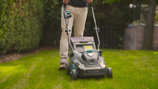 Yardworks 40V Lithium Continuous Runtime Brushless Lawn Mower 17-in - image 9 from the video