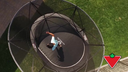 Outbound Oval Trampoline with Safety Enclosure, 13-ft - image 1 from the video