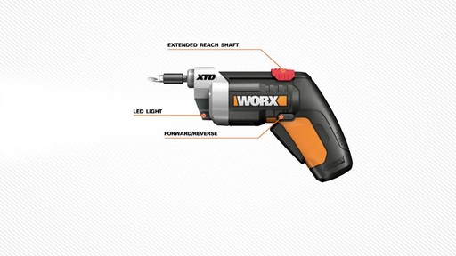 Worx XTD Reach 4V Screwdriver - image 3 from the video