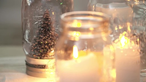 How to make a mason jar snow globe - image 3 from the video