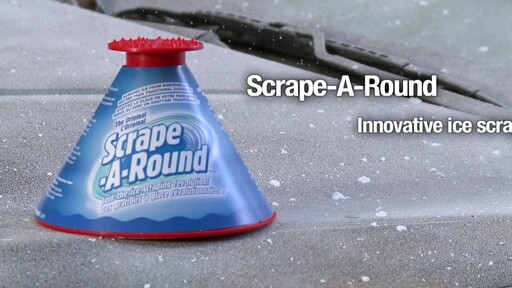 Scrape-A-Round Windshield Ice Scraper - image 1 from the video