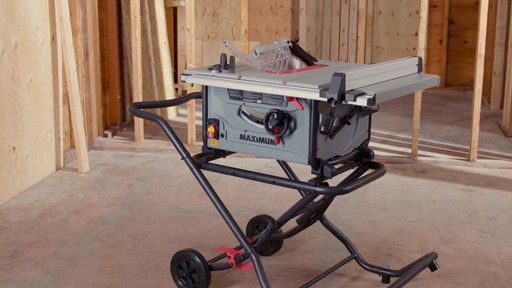Maximum Compact Jobsite Table Saw, 10-in - image 5 from the video