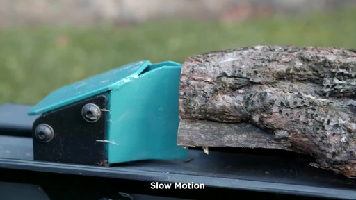 Yardworks 5-Ton Duo Cut Electric Log Splitter with pedal - image 3 from the video