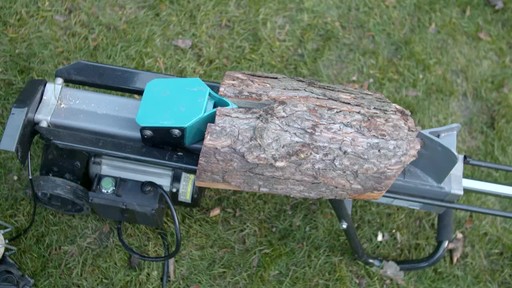 Yardworks 5-Ton Duo Cut Electric Log Splitter with pedal - image 8 from the video