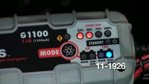 Noco Genius G1100 Smart Battery Charger - image 7 from the video