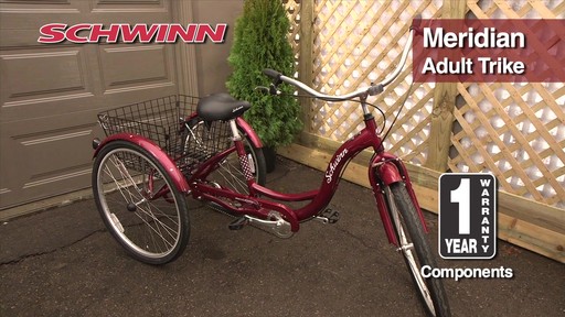  Schwinn Meridian Adult Comfort Trike - image 10 from the video