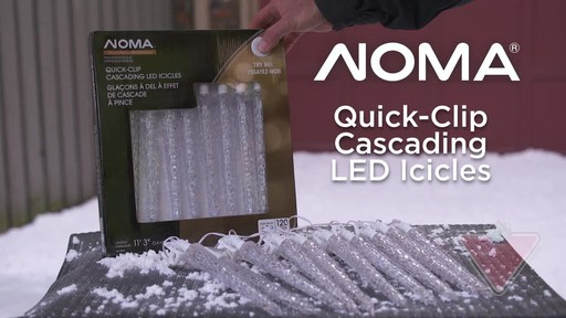 NOMA Quick-Clip Cascading LED Icicles - image 1 from the video