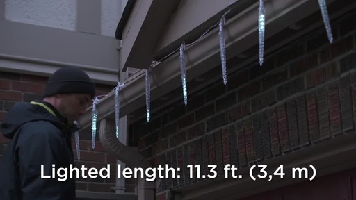 NOMA Quick-Clip Cascading LED Icicles - image 8 from the video