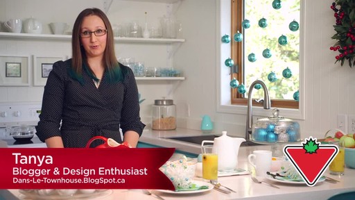 Decorating a Festive Holiday Brunch: Holiday Decorating Tips From Canadian Tire - image 1 from the video